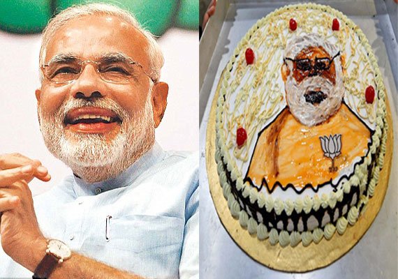 #ModiBirthday: 8 unseen birthday cakes for PM Narendra Modi