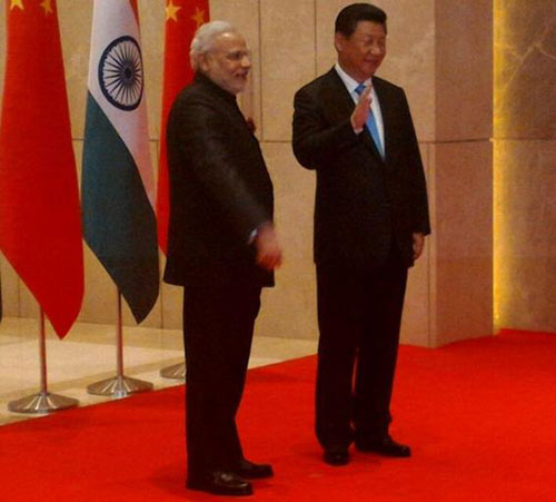 Modi and Jinping meet in Xian