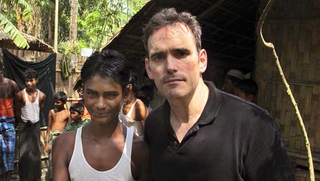 Matt Dillon visits Rohingya Muslims