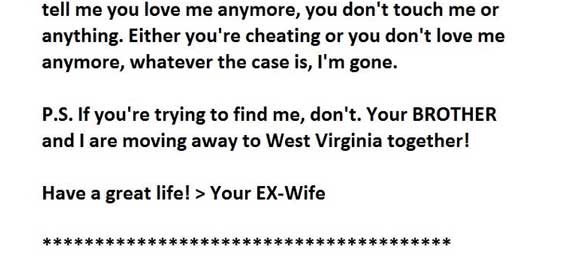 The Best Divorce Letter You Would Read Today 6795