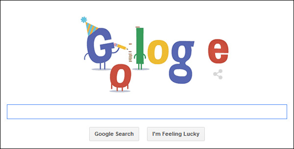 Google 16th birthday 