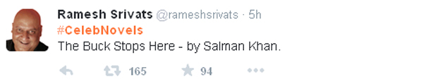 celeb novels Salman Khan