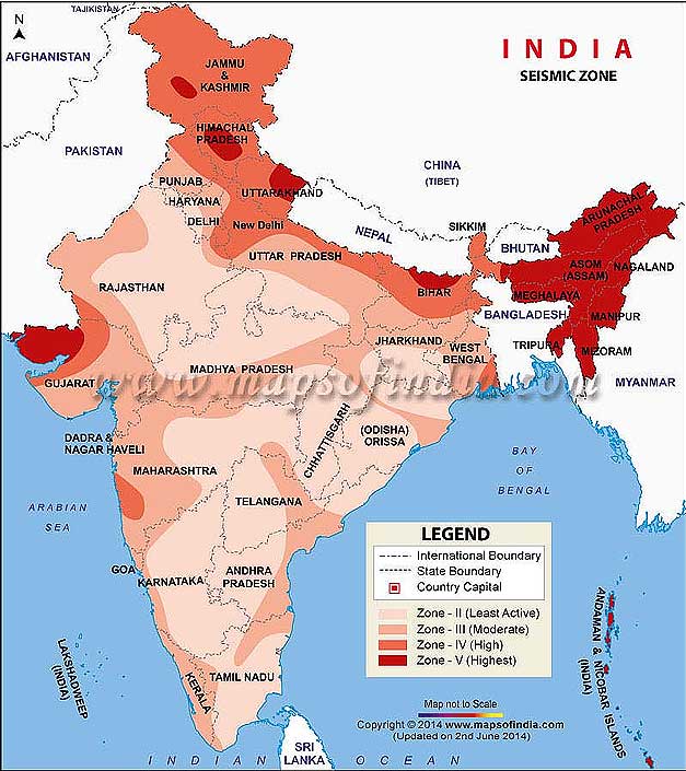 India earthquake zone map India TV News India TV