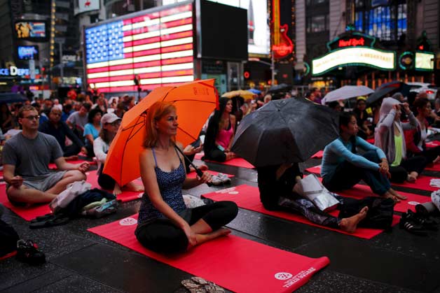 Yoga Day Times Square