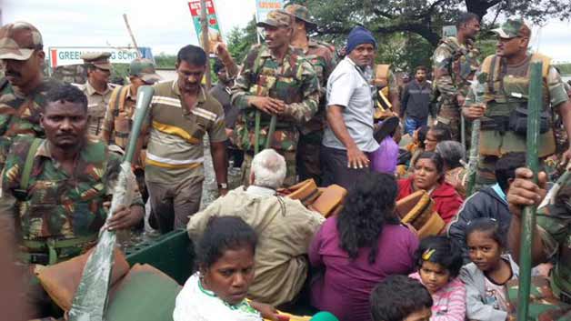 Chennai army rescue