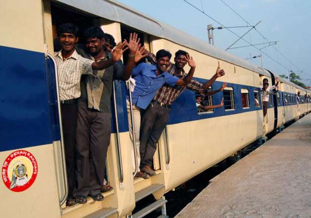 train passengers