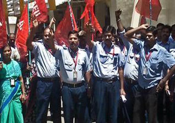 Airport staff on hunger strike , Airports Authority of India (AAI ...