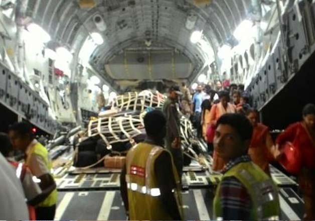 IAF planes bring over 350 Indian nationals home from war-torn Yemen