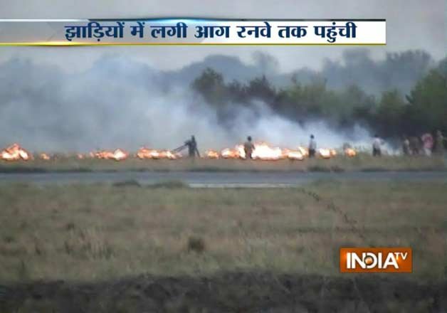 Fire at Gaya airport delays landing of two flights