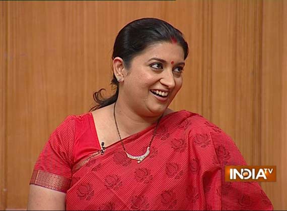 smriti irnai in aap ki adalat