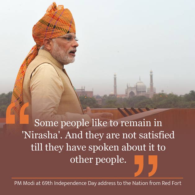 11 Inspiring Quotes From PM Modi's Independence Day Speech – India TV