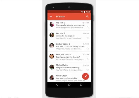 Gmail 5.0 Android app supports Yahoo, Outlook, IMAP accounts | India ...