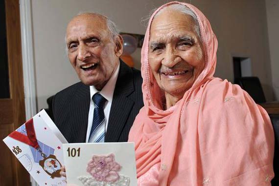 World's oldest married couple with total age of 211 celebrates their ...