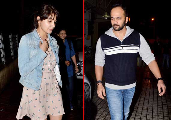 Anushka Sharma-Rohit Shetty spotted watching movie together (view pics)