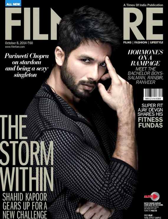 Shahid Kapoor flaunts his uber cool charm on Filmfare (view pics ...